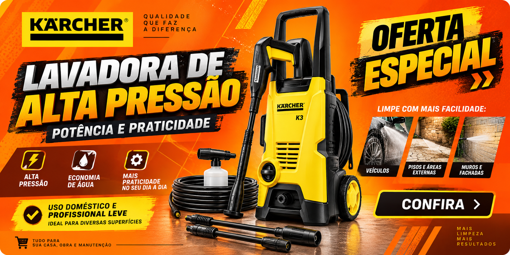 Lavadora Kärcher K3 — Oferta especial