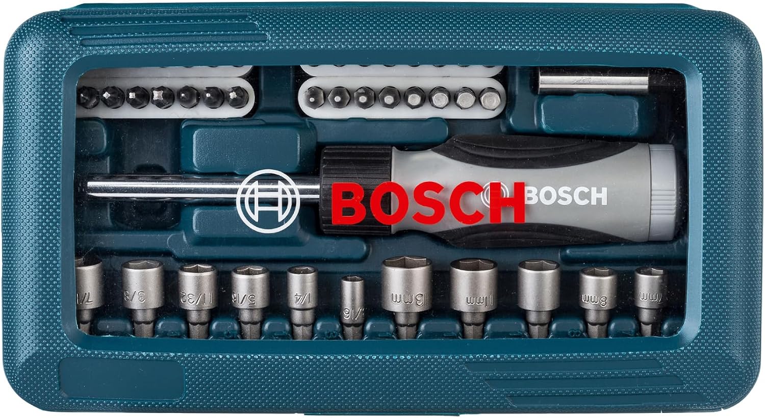 Bosch Jogo de Pontas e Soquetes para Parafusar — 46 peças — imagem 1