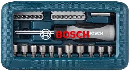 Bosch Jogo de Pontas e Soquetes para Parafusar — 46 peças — imagem 2