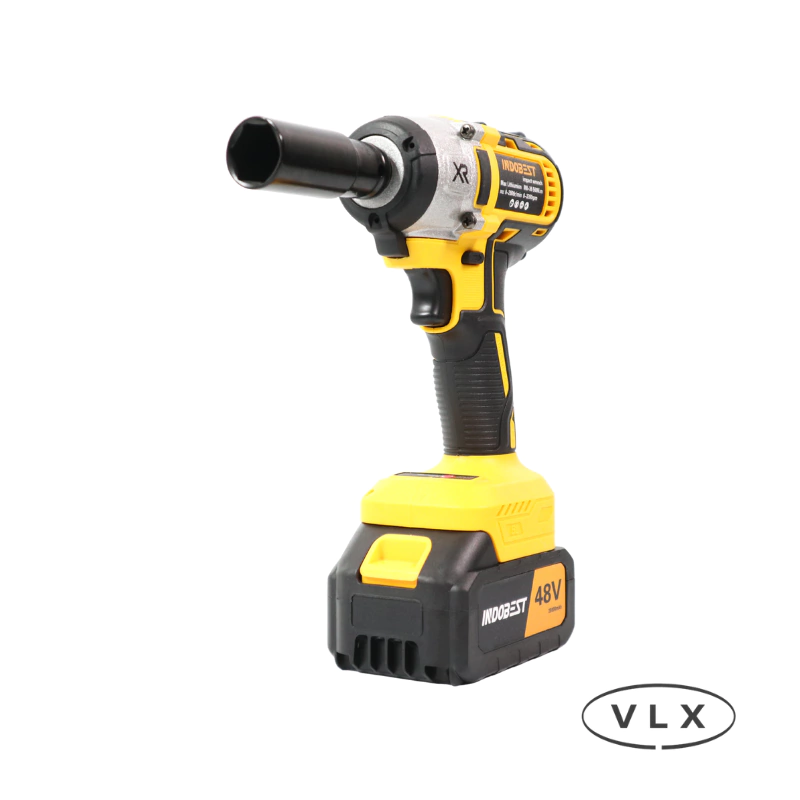 Chave de Impacto 48V VLX INDO-0050 com Kit de Brocas e Bits — imagem 1