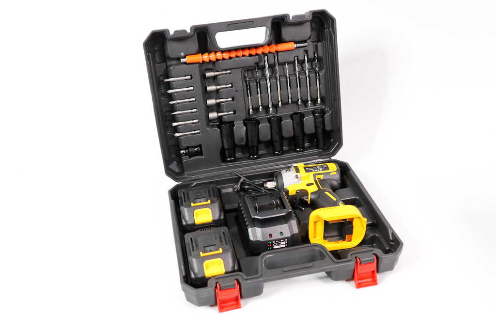 Chave de Impacto 48V VLX INDO-0050 com Kit de Brocas e Bits — imagem 3