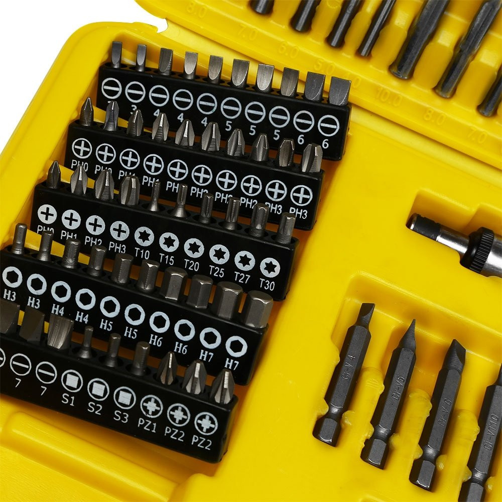 Jogo de Brocas + Bits FORTGPRO FG8908 — 110 peças — imagem 3