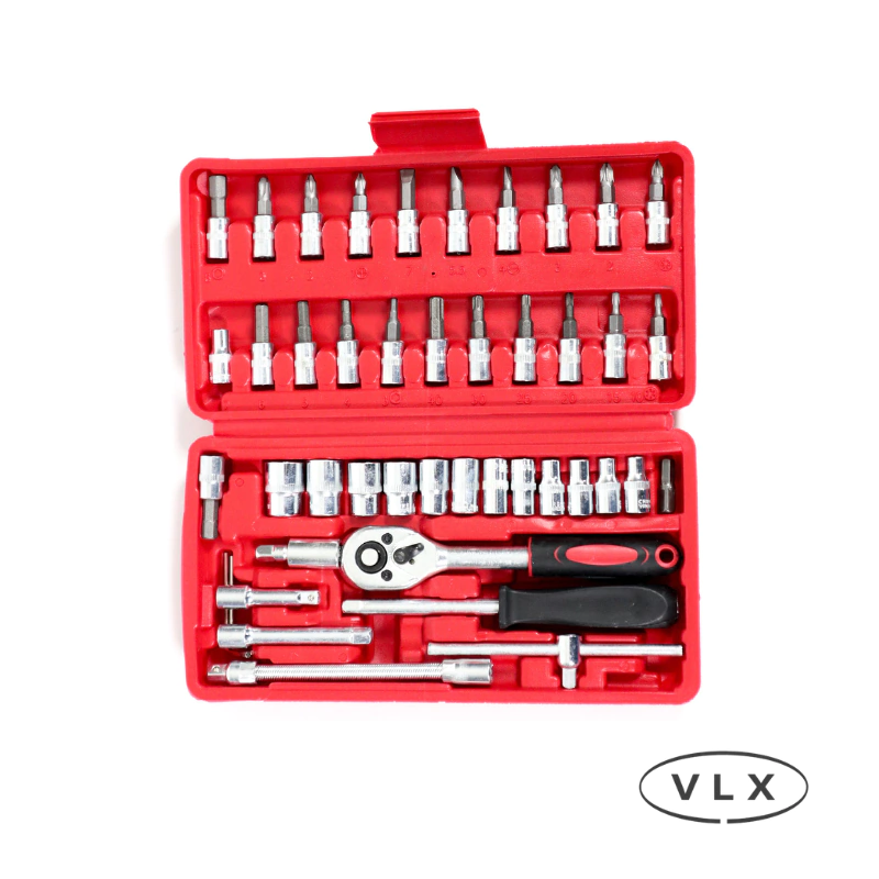 Kit Maleta Catraca VLX BM-1025 — 46 peças — imagem 1