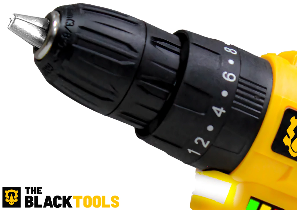 Parafusadeira / Furadeira The Black Tools TB-21PZ 21V com 2 baterias e maleta — imagem 2