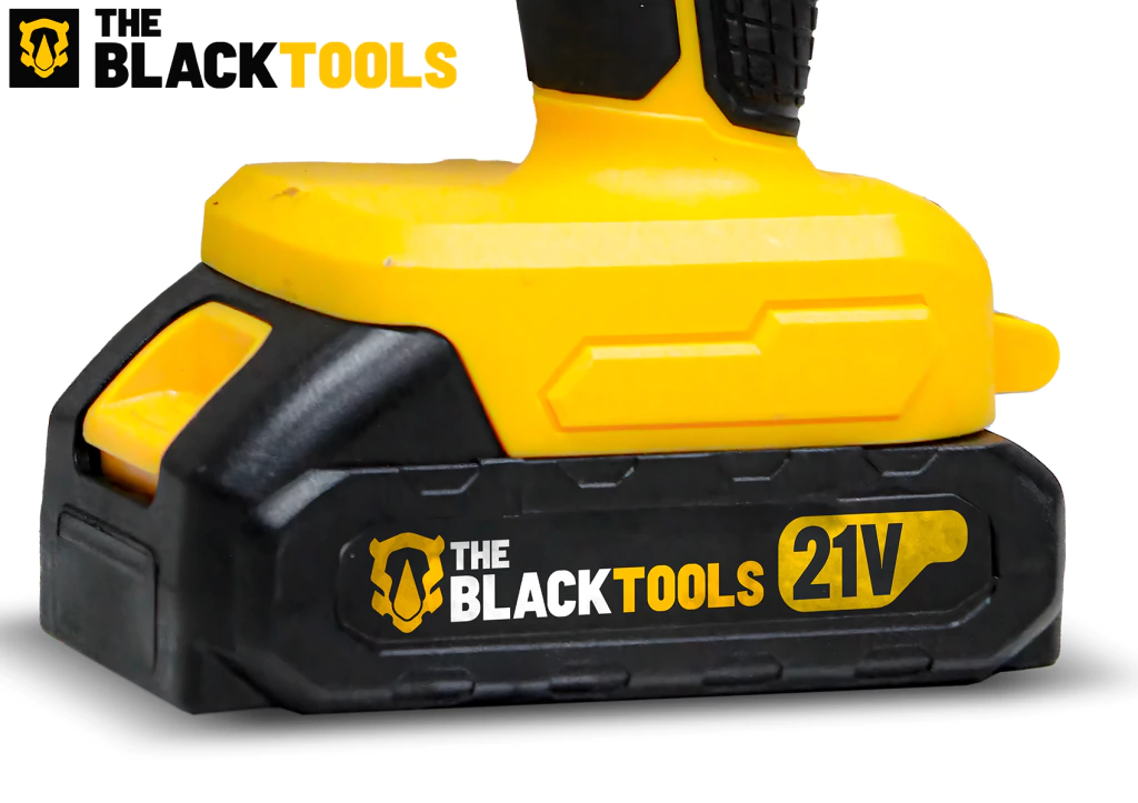 Parafusadeira / Furadeira The Black Tools TB-21PZ 21V com 2 baterias e maleta — imagem 4